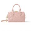 Louis Vuitton Speedy Bandouliere 20 Monogram Empreinte Pink Opale 20Cm M47136