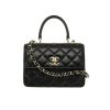 Chanel Cc Trendy Lambskin Bag Black 25Cm