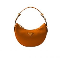 Prada Arque Leather Shoulder Bag Cognac 23Cm 1Bc194 Ask F0Xug V Ooo