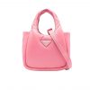 Prada Padded Soft Leather Bag Geranium Pink 19Cm 1Ba359 2Dyi F0410 V Ovo