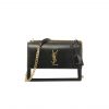 Saint Laurent Sunset Smooth Leather Shoulder Bag Bicolor 23Cm