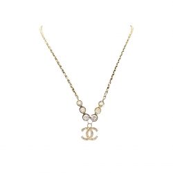 Chanel Cc Gold Necklace