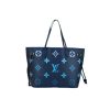Louis Vuitton Neverfull Mm Blue 31Cm