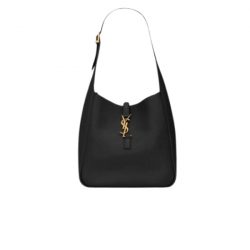 Saint Laurent Le 5 A 7 Soft Small Hobo Bag In Smooth Leather Black 713938Aaauq1000