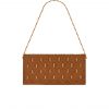 Saint Laurent Kate 99 Studded Shoulder Bag Brown 25Cm