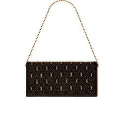 Saint Laurent Kate 99 Studded Shoulder Bag Black 25Cm
