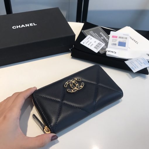 Chanel Cc Red Black Wallet 16.5Cm - Image 7