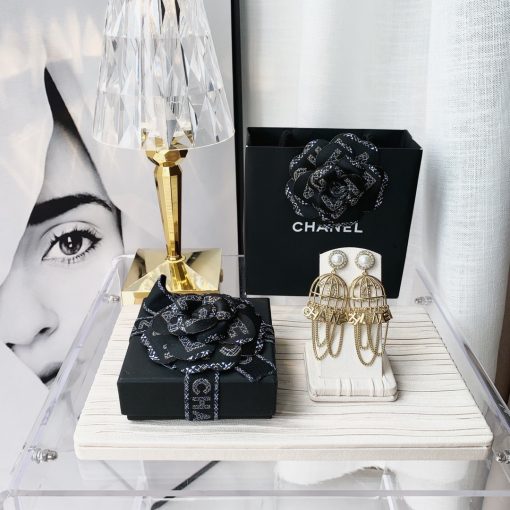 Chanel Birdcage Brooch Golden Earrings - Image 4