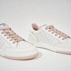 Chanel Runner Trainer Sneakers White And Pink G35934