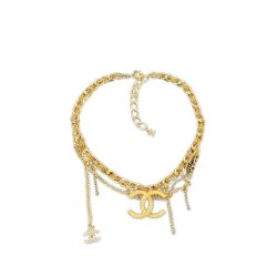 Chanel Cc Necklace Gold