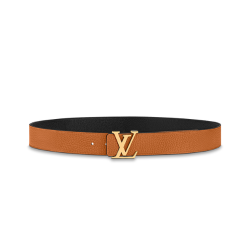 Louis Vuitton Lv Initials Reversible Belt Brown 30Mm M9151U