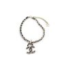 Chanel Metal Lambskin Chain Cc Choker Necklace Gold