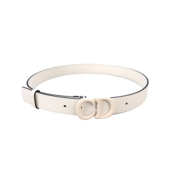 Dior 30 Montaigne Leather Belt White 2Cm