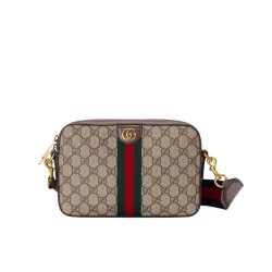 Gucci Ophidia Gg Shoulder Bag Beige Ebony 23.5Cm 699439 9C2St 8920
