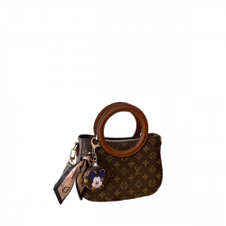 Louis Vuitton Round Handles In Brown With Accessories 22Cm
