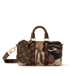 Louis Vuitton Keepall Bandouliere 25 Brown 25Cm M46678