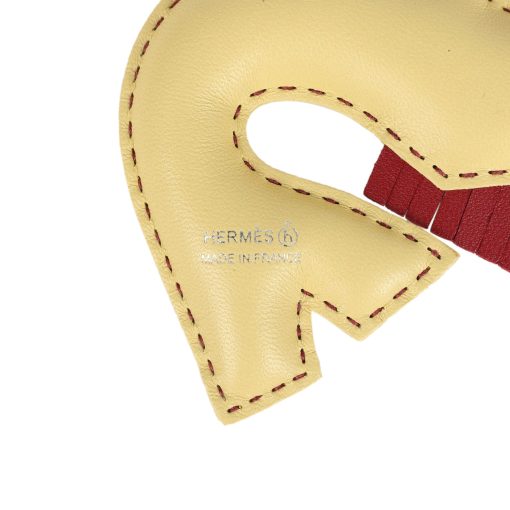 Hermes Hibouton Shrimp Bag Charm Multi Milo Lambskin - Image 3