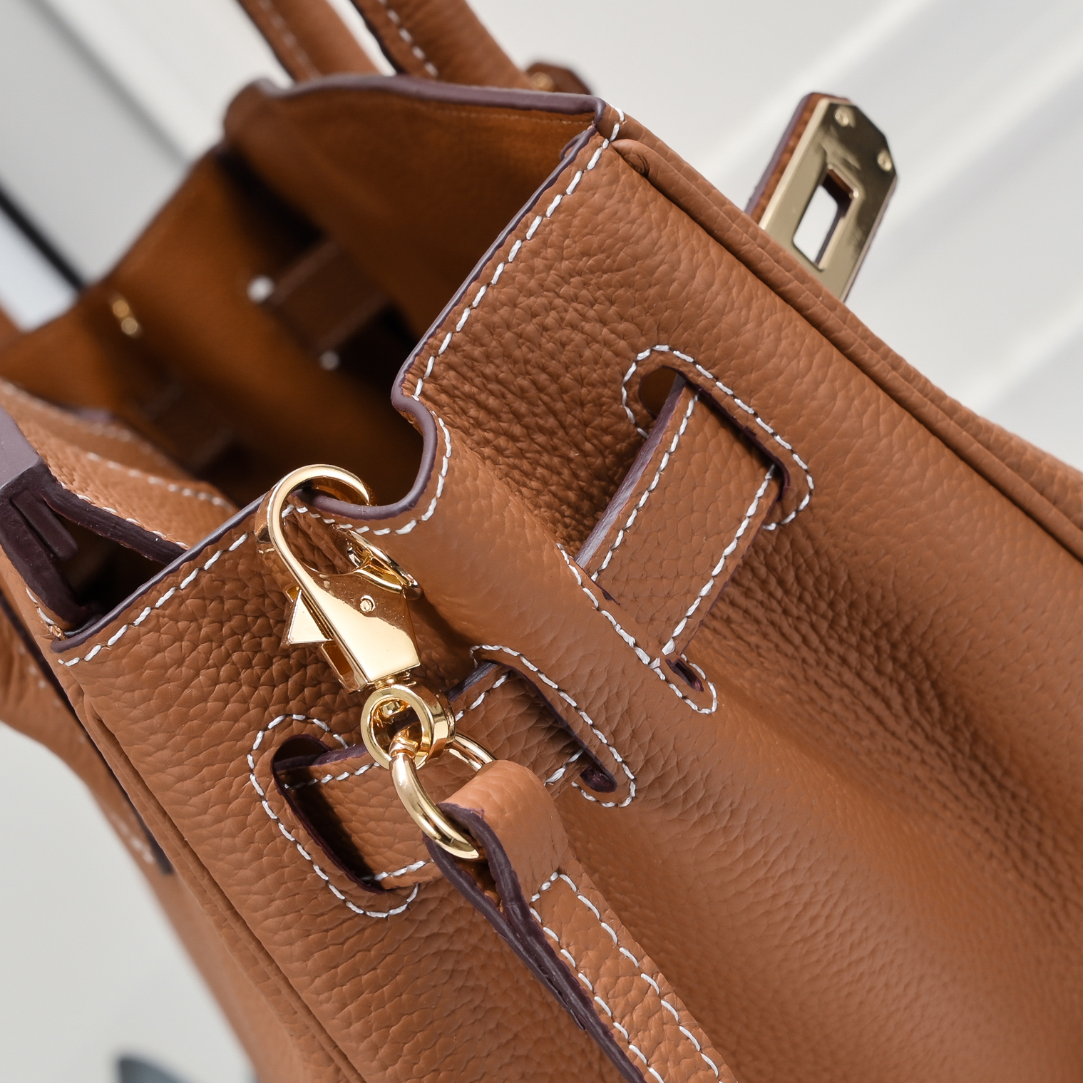 Hermes Birkin 30CM Brown Horse Draw Carriage Embossed - PurseAura - Image 3