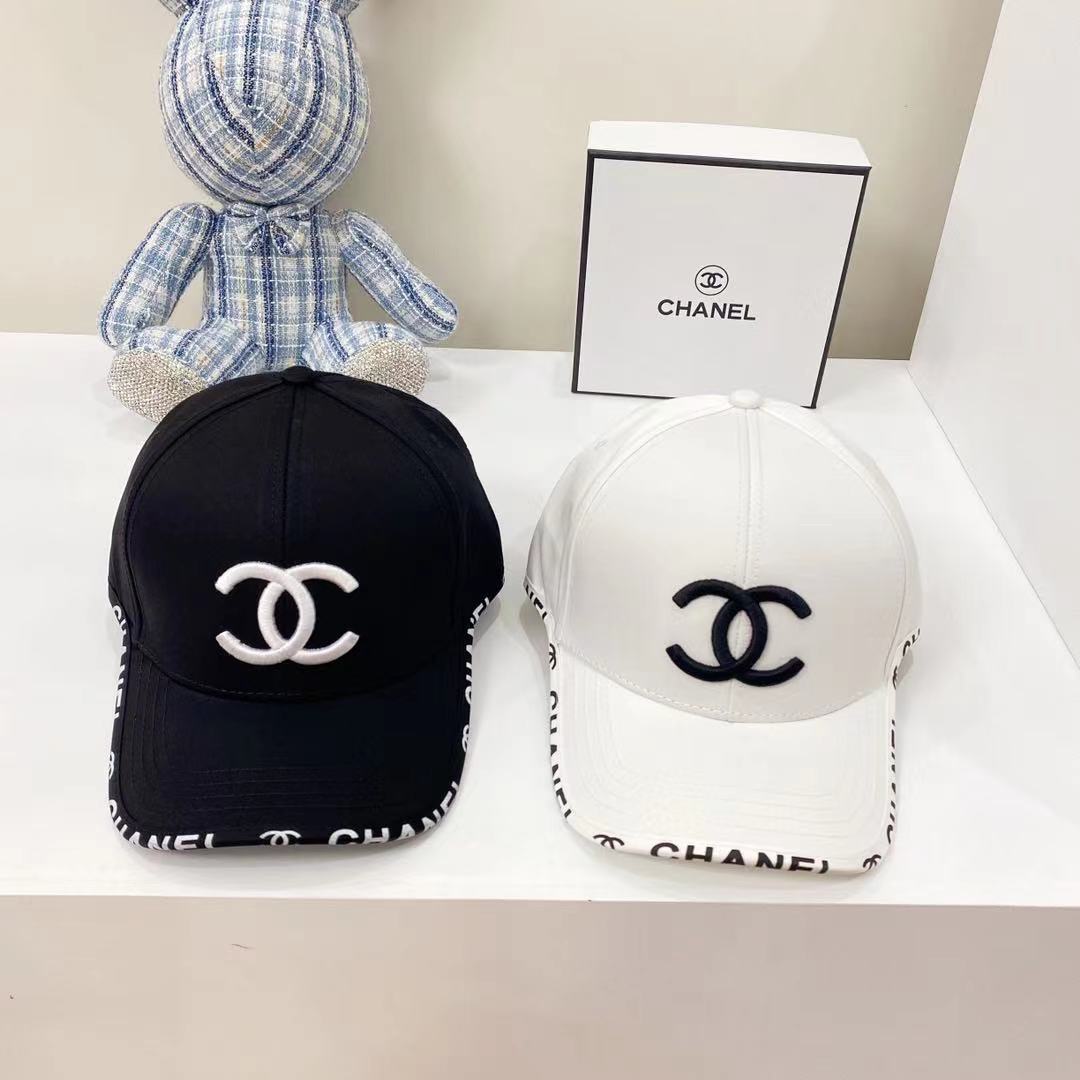 Chanel Cotton Baseball Cap White - PurseAura - Image 5