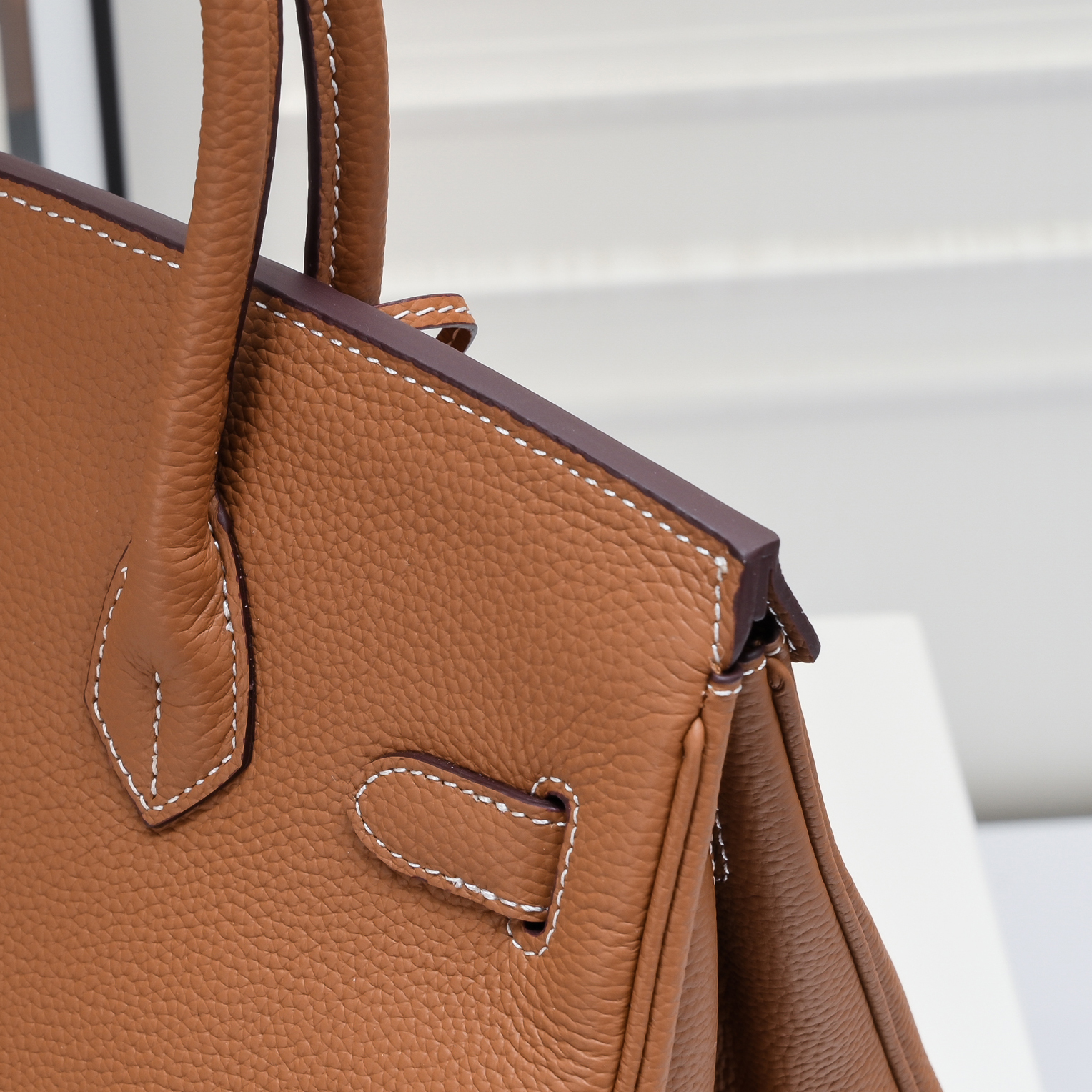 Hermes Birkin 30CM Brown Horse Draw Carriage Embossed - PurseAura - Image 10