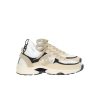 Chanel Low Top Trainer Sneakers Beige And White - PurseAura
