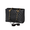 Chanel Grand Shopping Tote Quilted Caviar - PurseAura
