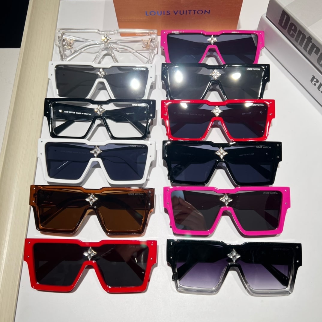 Louis Vuitton Cyclone Sunglasses Black Z1578E - PurseAura - Image 3