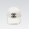 Chanel Cotton Baseball Cap White - PurseAura
