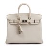Hermes Birkin Touch 25 Beton Matte Alligator Togo Palladium Hardware