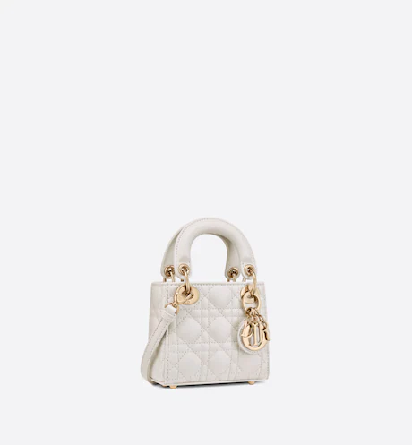 Micro Lady Dior Bag Latte 12cm