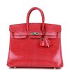 H Handbags Birkin 25 Rose Extreme Lizard Palladium Hardware