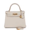 H Handbags Kelly Retourne 28 Beton Togo Gold Hardware