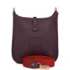 H Handbags Evelyne Tpm Cassis Clemence Gold Hardware