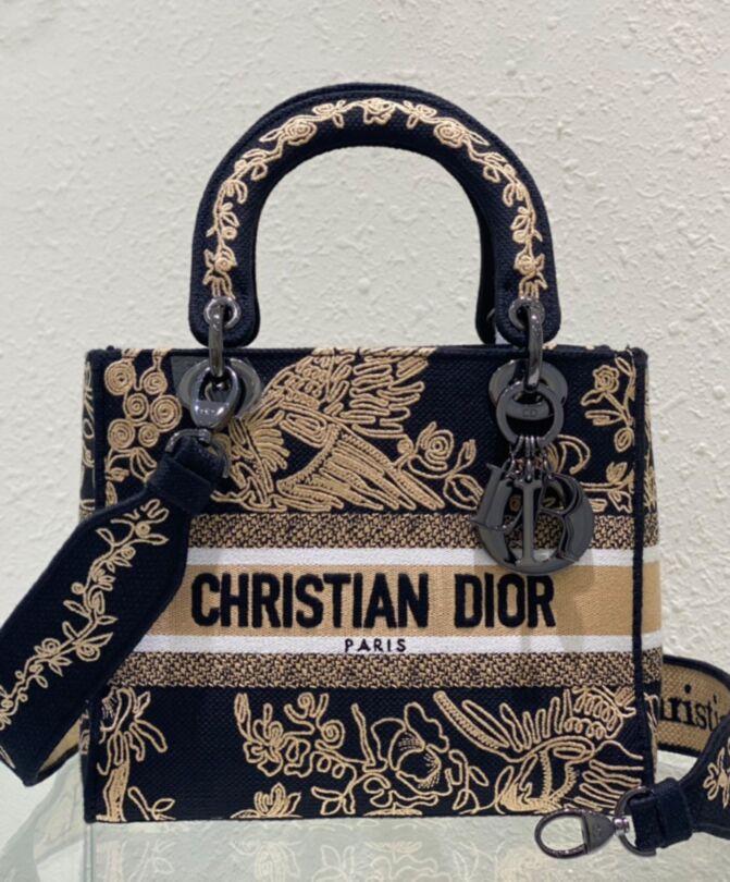 Dior Lady D-Lite Bag Black - Image 2