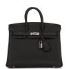 H Handbags Birkin 25 Black Togo Palladium Hardware