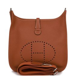 H Handbags Evelyne Iii Pm Gold Clemence Palladium Hardware