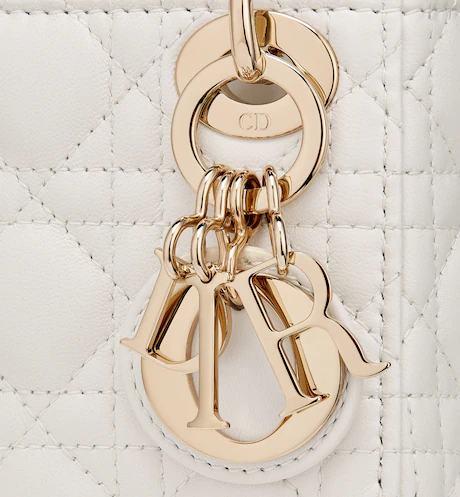 Micro Lady Dior Bag Latte 12cm - Image 4