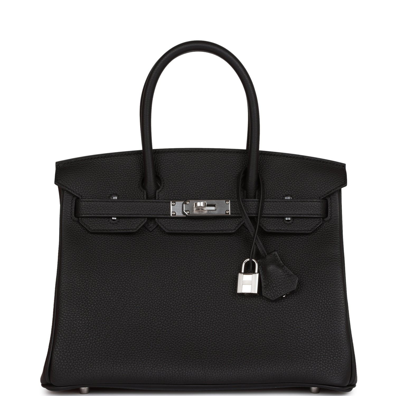 H Handbags Birkin 30 Black Togo Palladium Hardware
