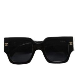 Chanel Square Black Quilted Sunglasses