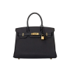 H Handbags Birkin 30 Black Togo Gold Hardware