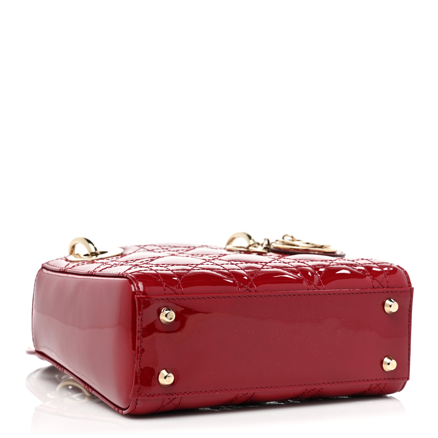 Christian Dior Mini Lady Dior Red 17Cm - Image 3