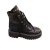 Chanel Cc Lace Up Boot Black G45124 B14018 94305