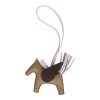Hermes Pegasus Rodeo Bag Charm PM Beige Marfa, Mauve Pale, Moka Lambskin