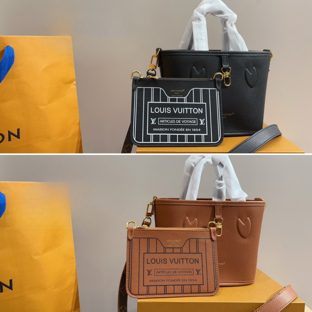 Louis Vuitton Neverfull Bandouli?re Inside Out Bb Monogram Black 19Cm - Image 3