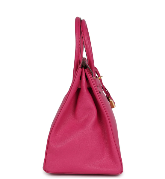 Hermès Birkin 35 in Rose Tyrien with Gold Hardware - Image 3