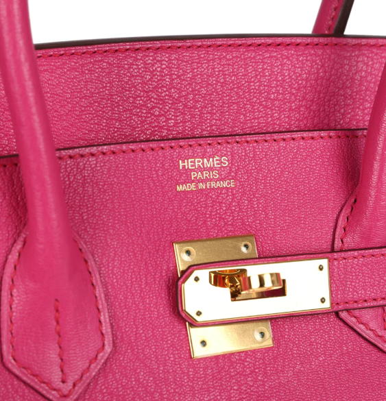 Hermès Birkin 35 in Rose Tyrien with Gold Hardware - Image 5