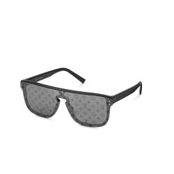 Louis Vuitton Waimea Sunglasses Black Frame Z1082E