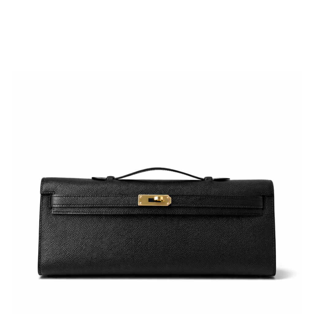 Hermès Kelly Cut Black Gold Hardware