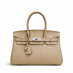 Hermes Birkin Shoulder 30 Beige Marfa Togo Leather Gold Hardware