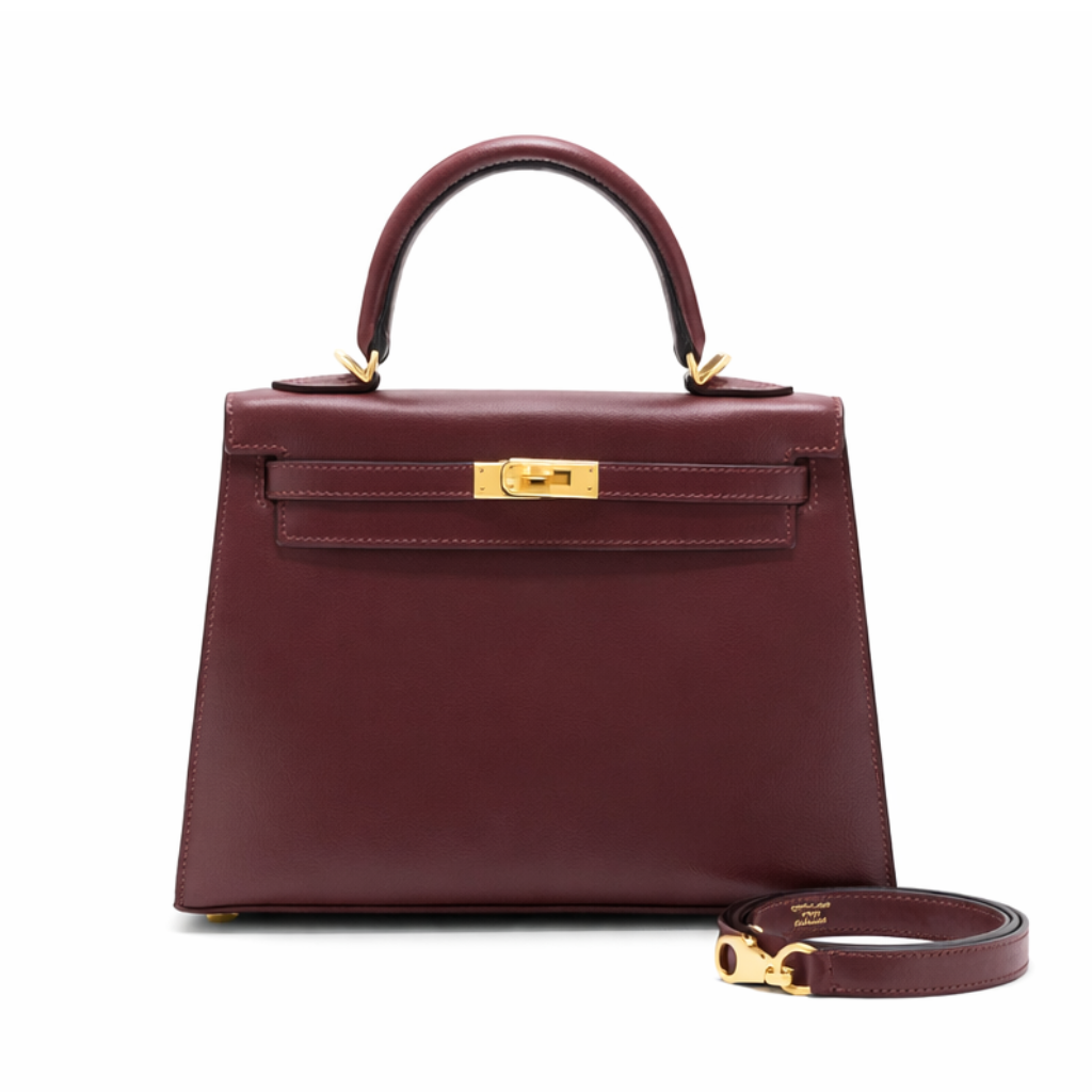 Hermes Kelly 25 Special Order Sombrero Rouge H Brushed